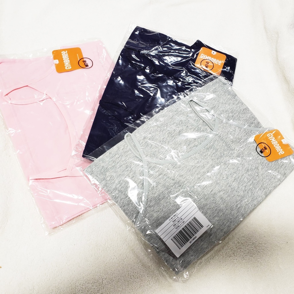 Set of 3 Girls Gymboree Camisoles Cotton NWT Med